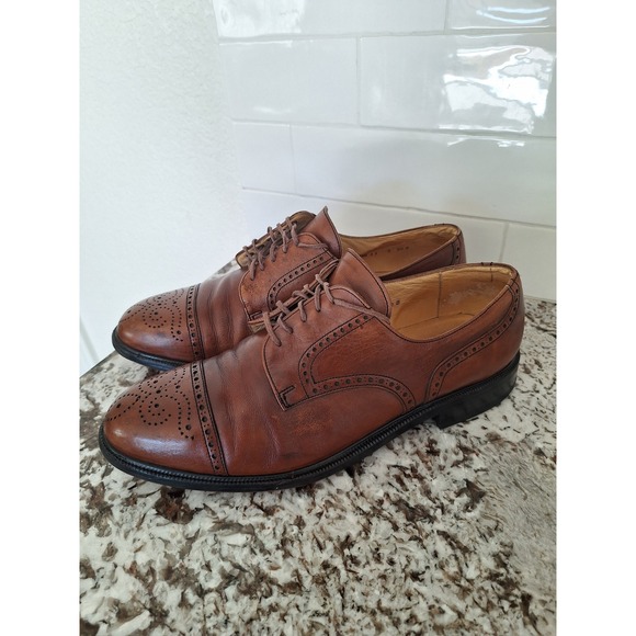 Bally Men's Brown Suede Lace Up Derbys Size USA 11 E - Picture 6 of 10